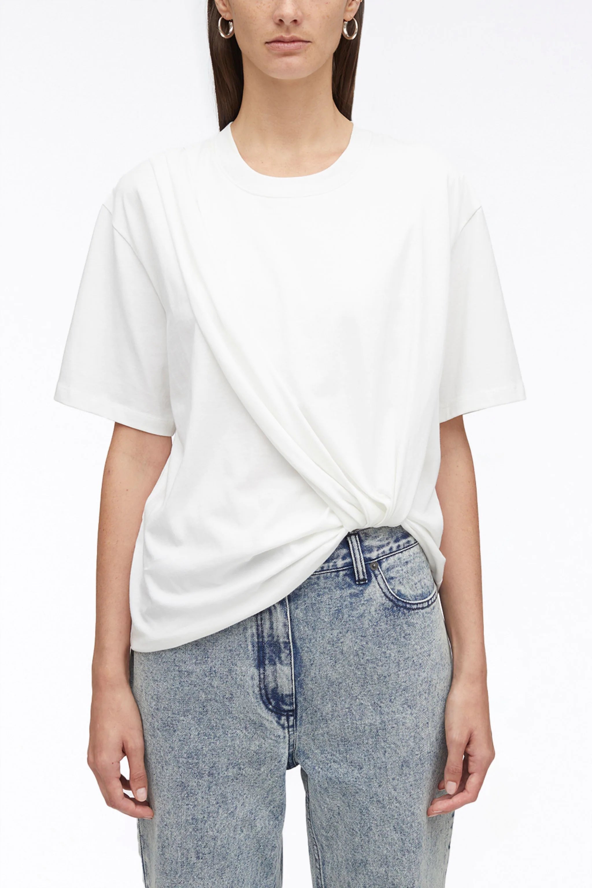 3.1 Phillip Lim Oversized Boxy Fit T-Shirt - Black