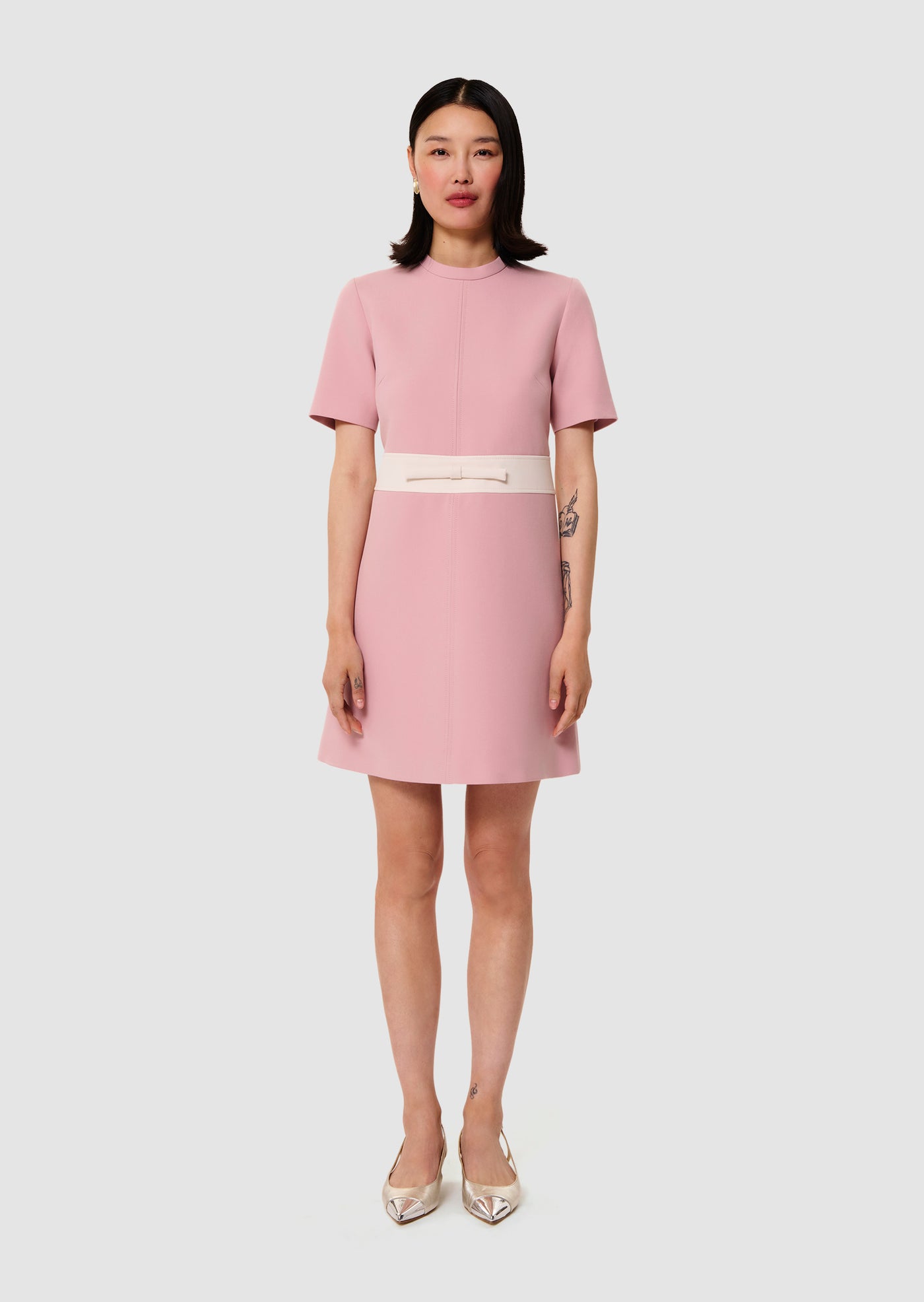 Royce Double Canvas Dress - Pink