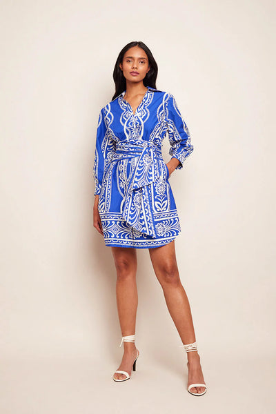 LEIGHTON DRESS - Rowan Cobalt