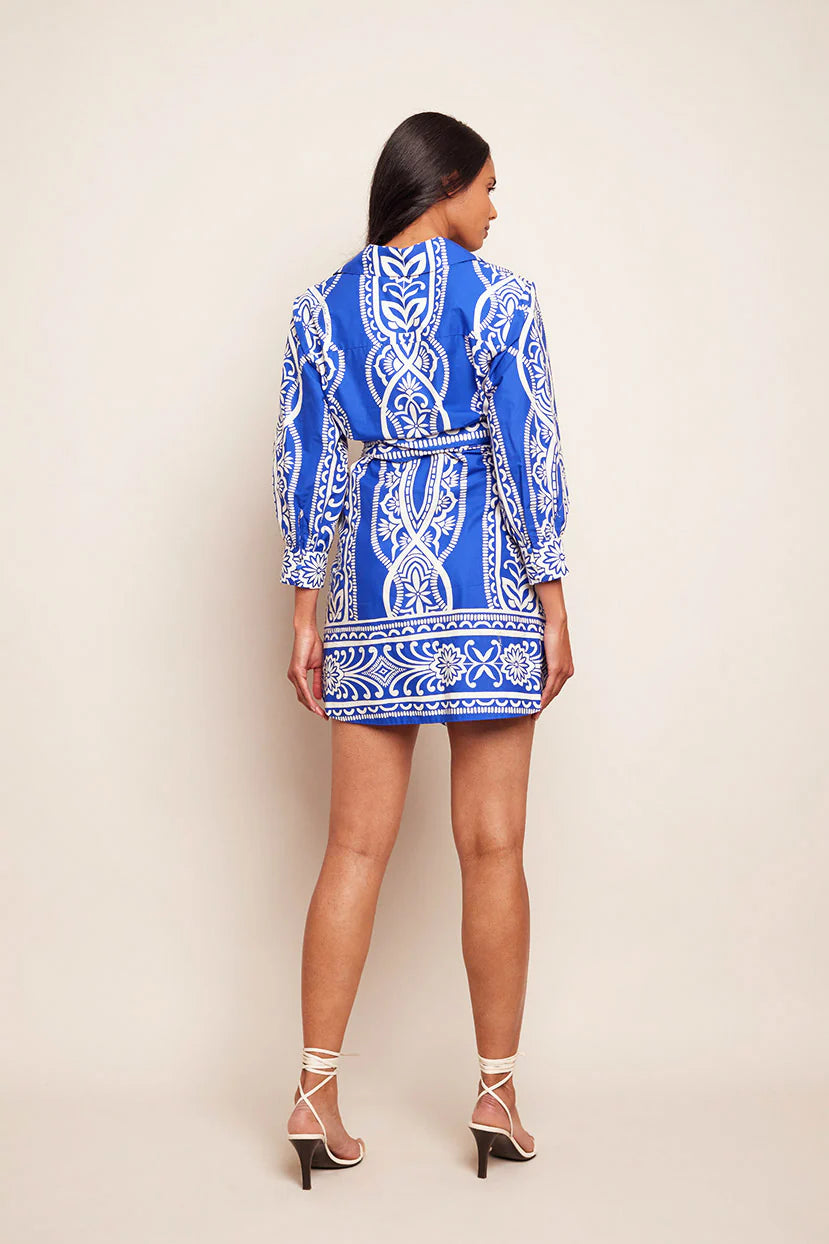 LEIGHTON DRESS - Rowan Cobalt