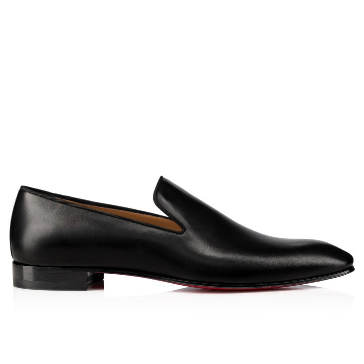 DANDELION CALF TUXEDO LOAFER - Black