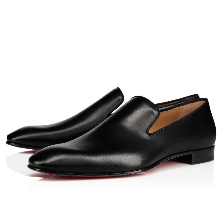 DANDELION CALF TUXEDO LOAFER - Black