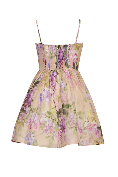 ALBA MINI DRESS - Wisteria Ginger Root