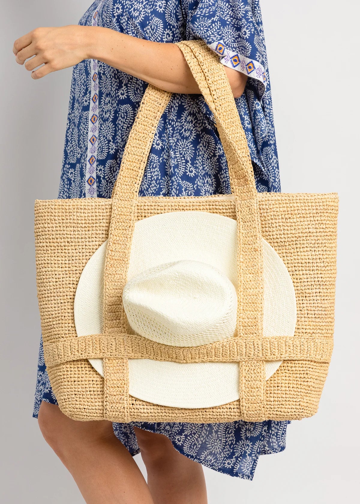 The Original Straw Traveler Bag - Natural