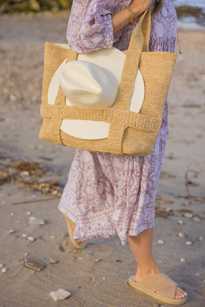 The Original Straw Traveler Bag - Natural