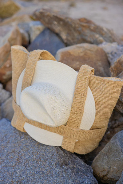 The Original Straw Traveler Bag - Natural