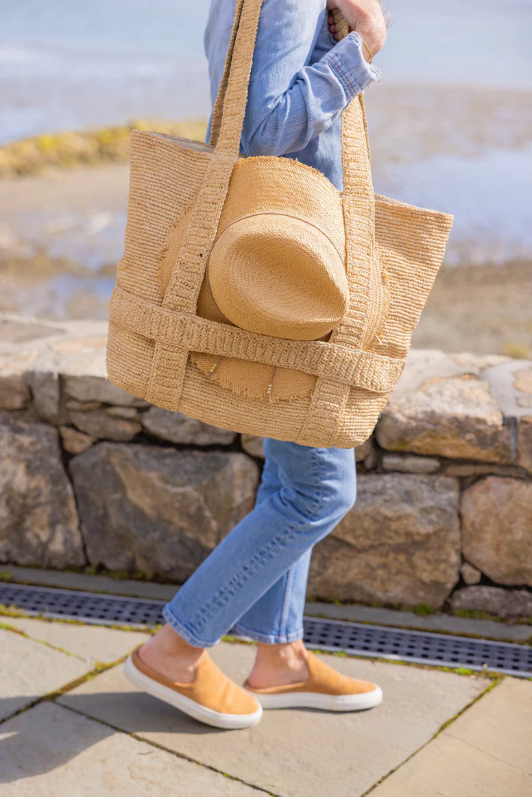 The Original Straw Traveler Bag - Natural