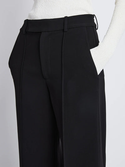 Weyes Pant in Matte Viscose Crepe - Black