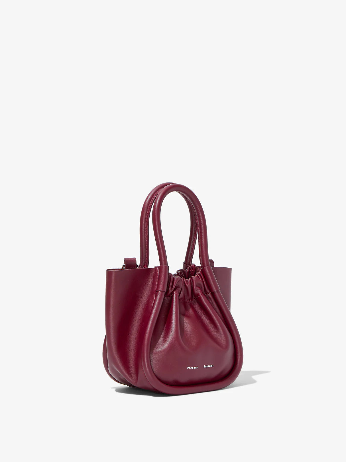 Extra Small Ruched Tote - Garnet