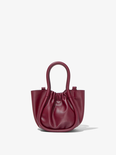 Extra Small Ruched Tote - Garnet