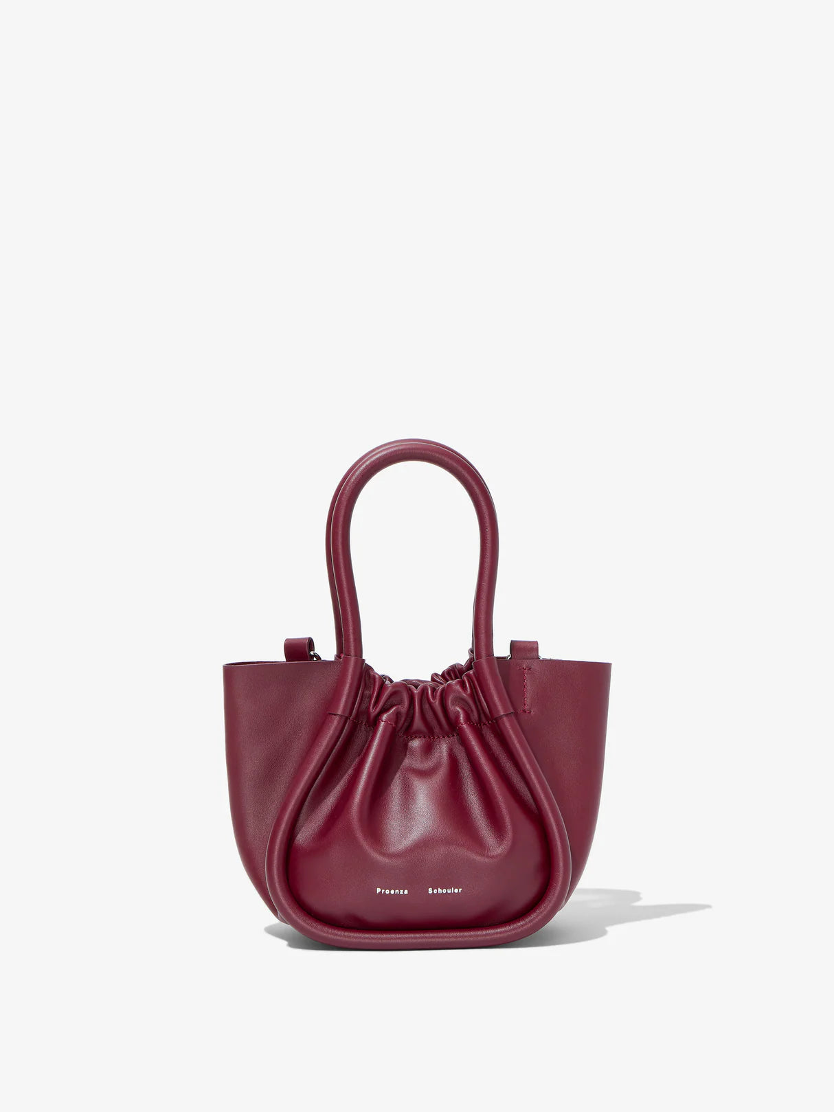 Extra Small Ruched Tote - Garnet