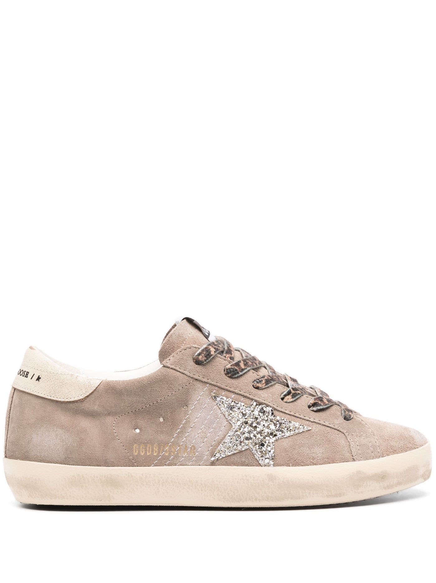 Superstar Sneaker - Taupe/Leopard/Silver