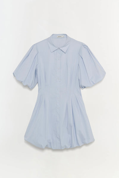 Cleo Cotton Mini Dress - Periwinkle Sky