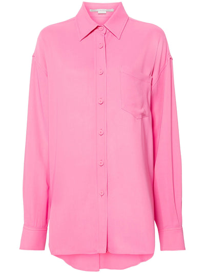 OVERSIZED SHIRT - Flamingo Pink