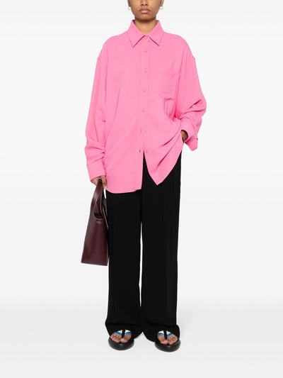 OVERSIZED SHIRT - Flamingo Pink