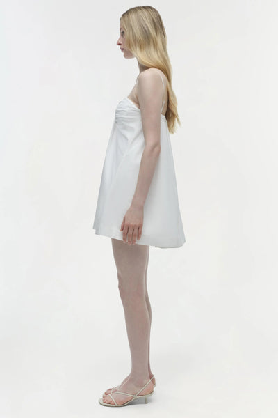 Kendall Cotton Mini Dress - White