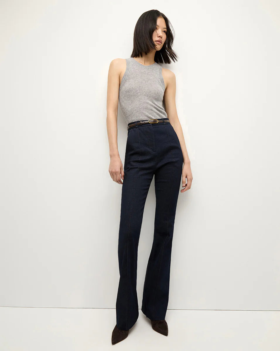 Gracie Denim Belted Pant - Midnight Wash