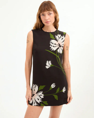 Cromwell Shift Dress - Black Multi