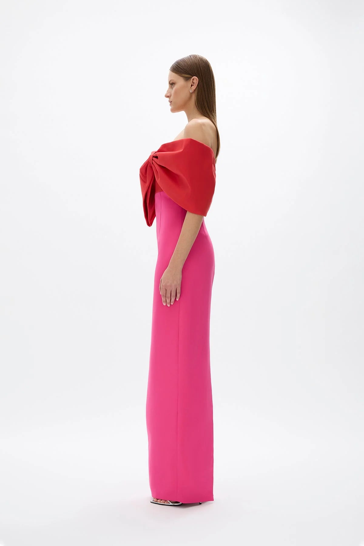 KACE GOWN - Hot Pink/Red