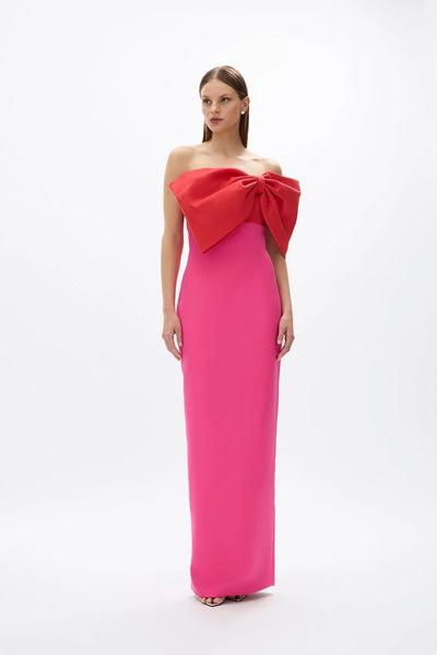 KACE GOWN - Hot Pink/Red