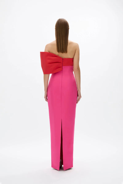 KACE GOWN - Hot Pink/Red