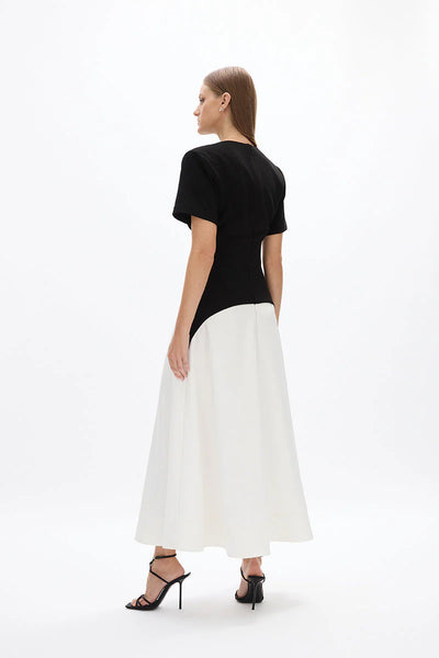 DOVER DRESS - Black/White