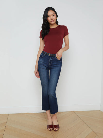 Kendra Cropped Flare Jean - Lavelle