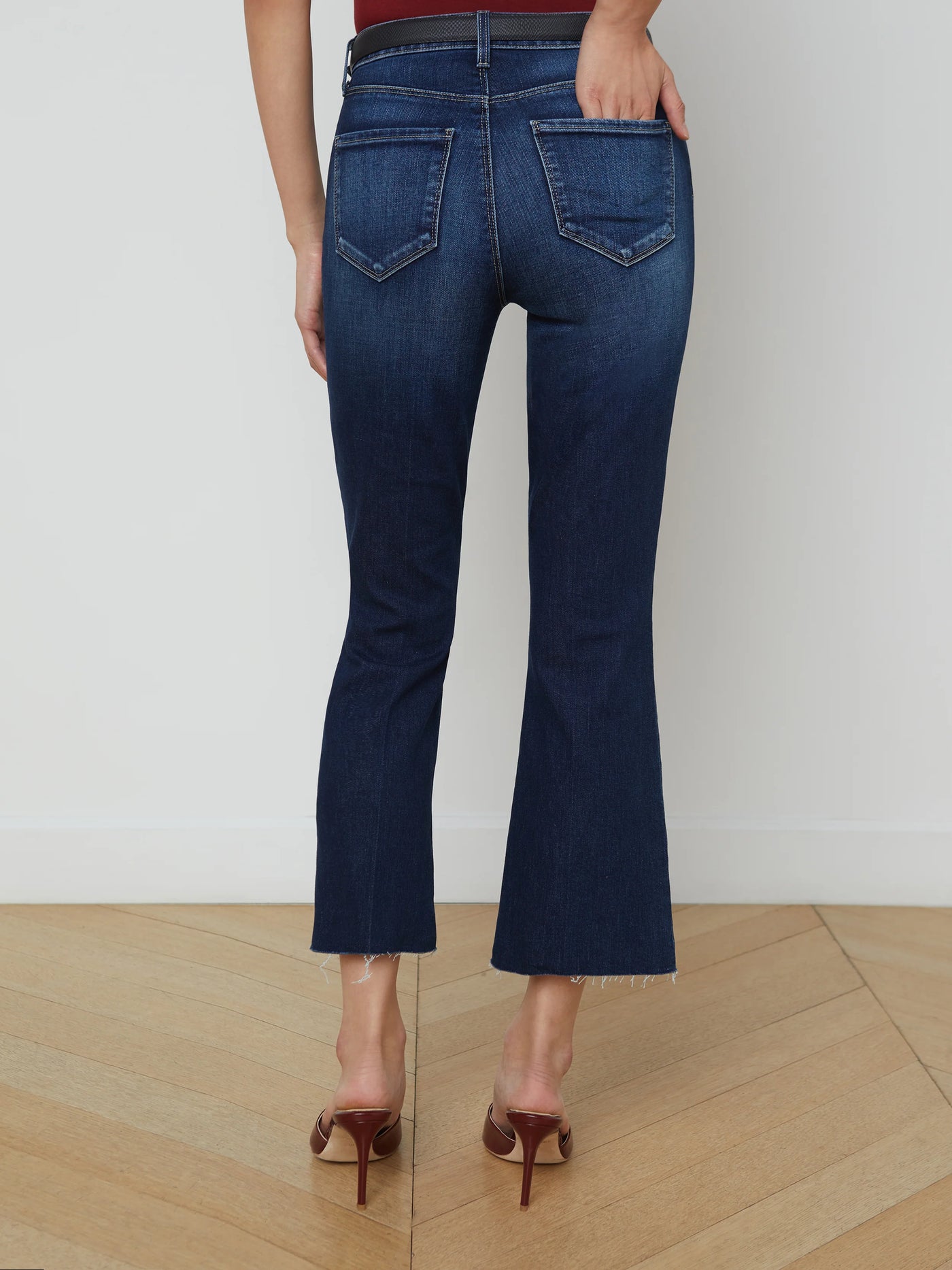 Kendra Cropped Flare Jean - Lavelle