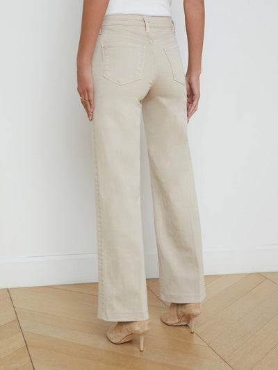 Scottie Wide-Leg Jean - Biscuit