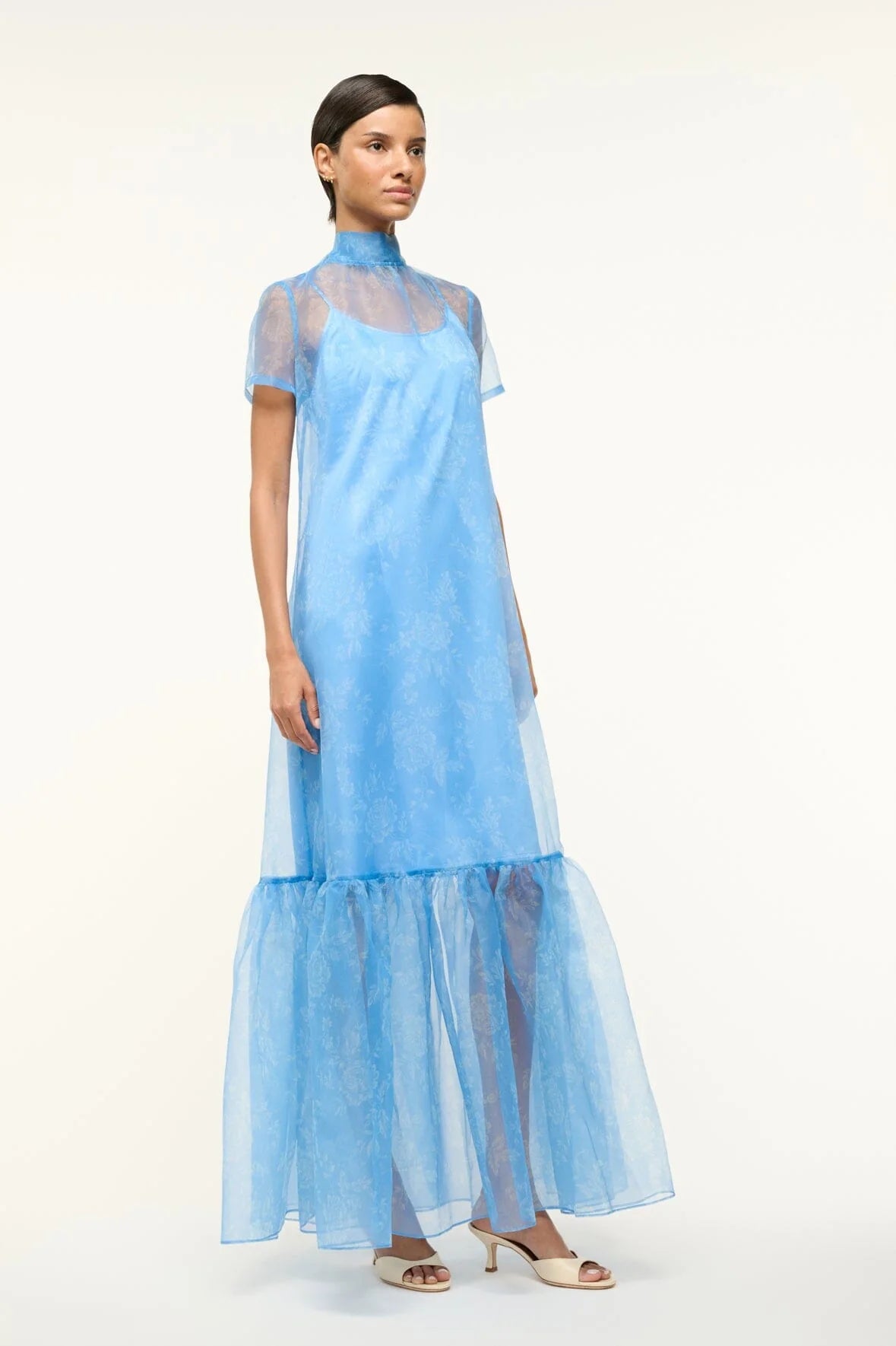 CALLUNA DRESS - BLUE ROSE