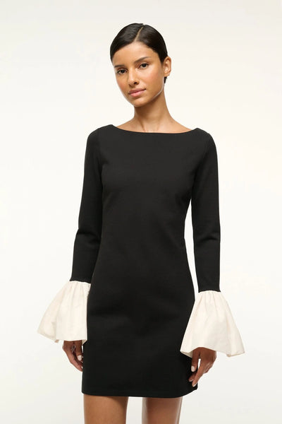 HAWTHORNE DRESS - Black/Ivory