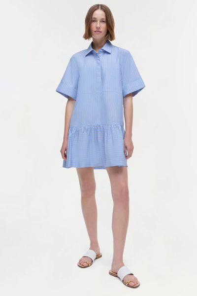 CRIS DRESS - Harbor Blue Stripe