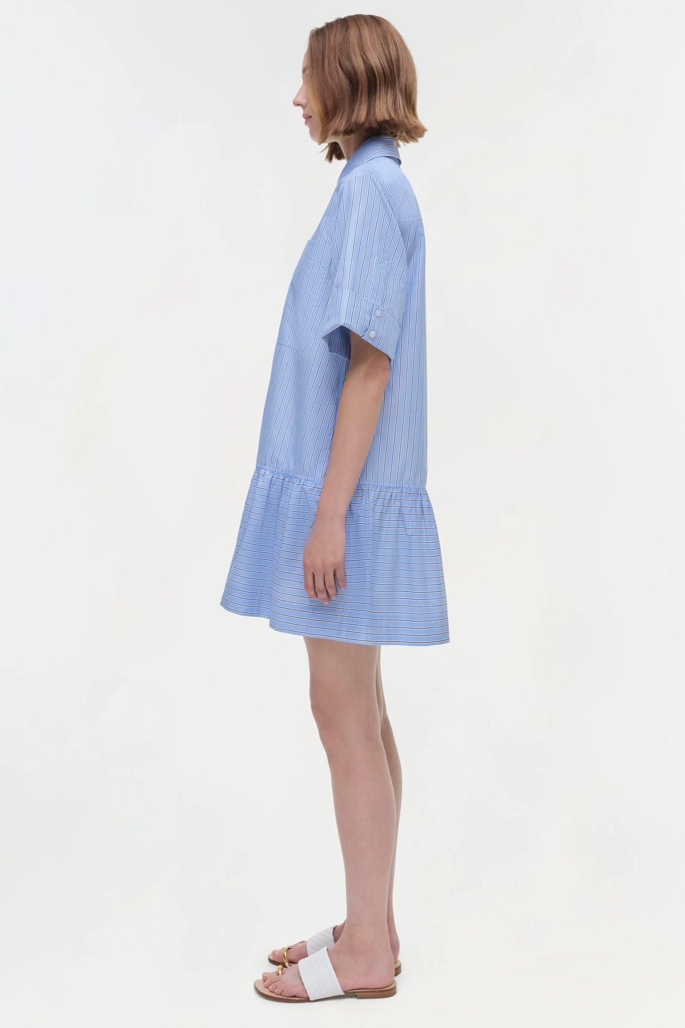 CRIS DRESS - Harbor Blue Stripe