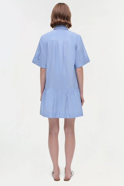 CRIS DRESS - Harbor Blue Stripe