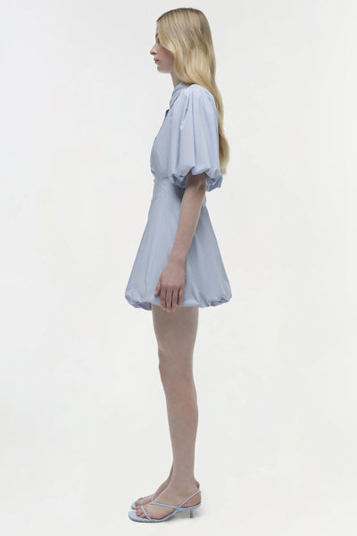 Cleo Cotton Mini Dress - Periwinkle Sky