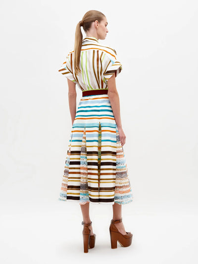 ODILA STRIPED DRESS - Multi