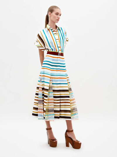 ODILA STRIPED DRESS - Multi