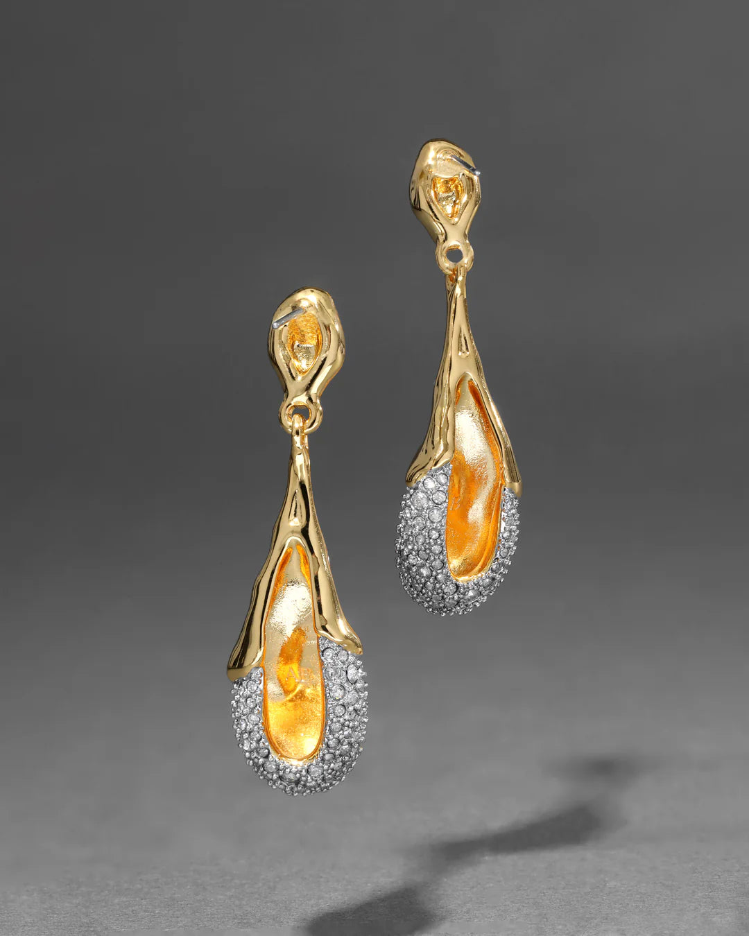 Solanales Crystal Teardrop Earring