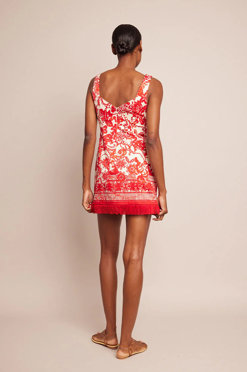 ANNA DRESS - Dentelle Coral