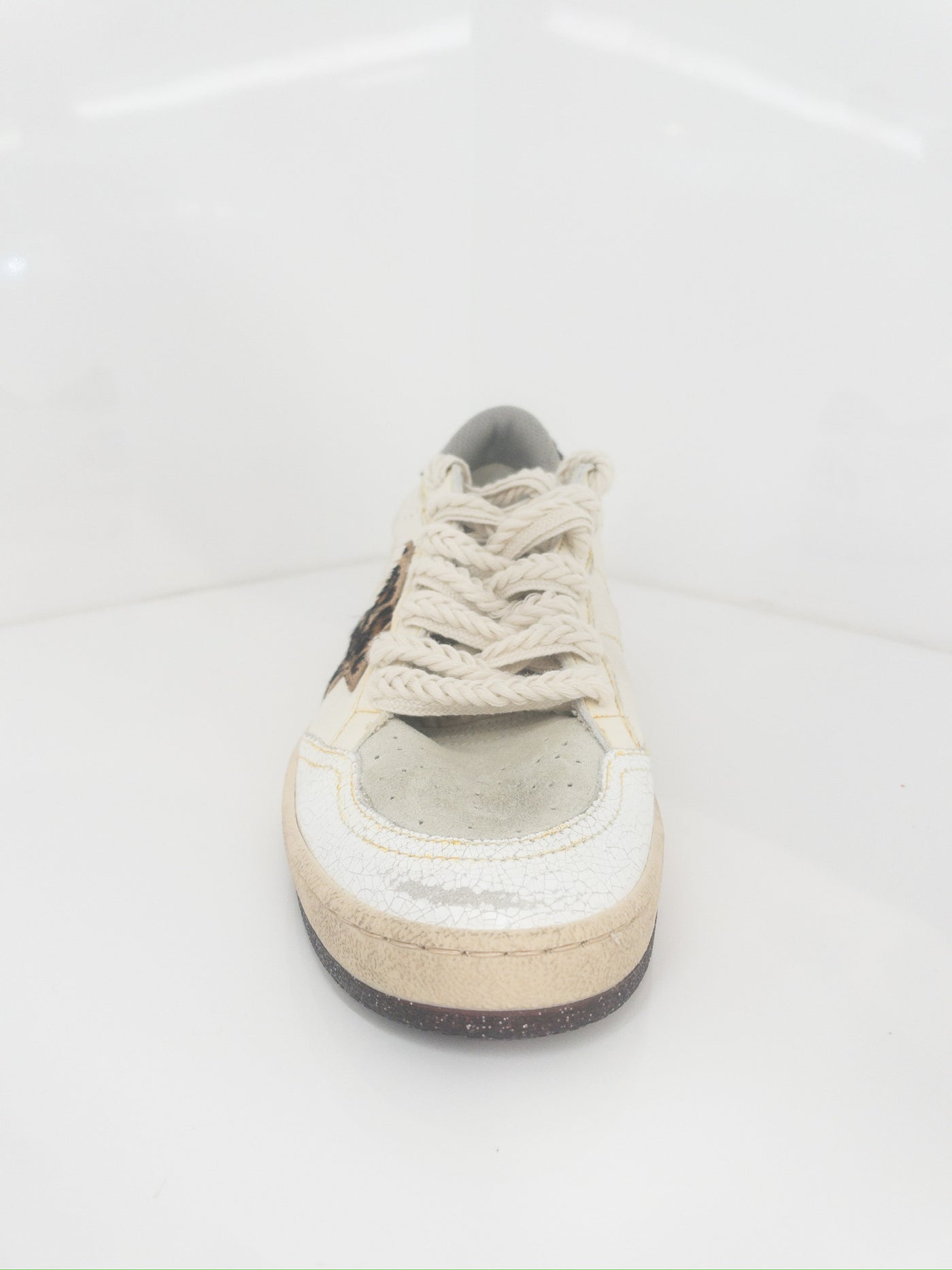 Ballstar Sneaker - Leopard Horsey/White/Beige