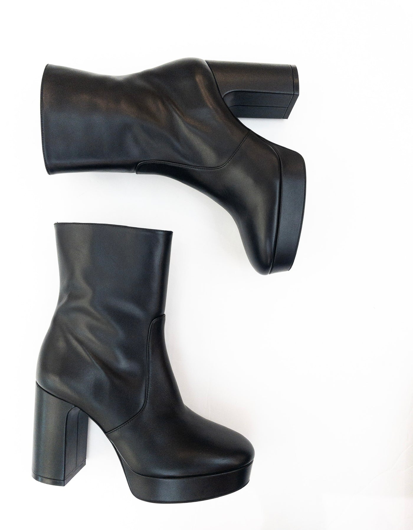 DAYNA PLATFORM BOOTIE - Black