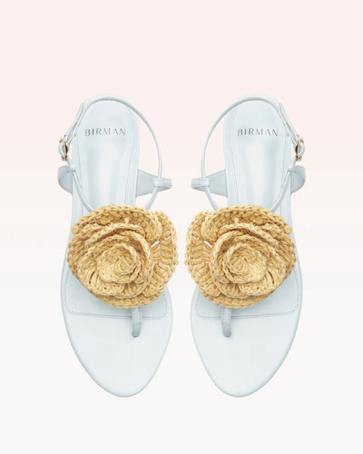 Sadie Flower Flat - Serene Blue