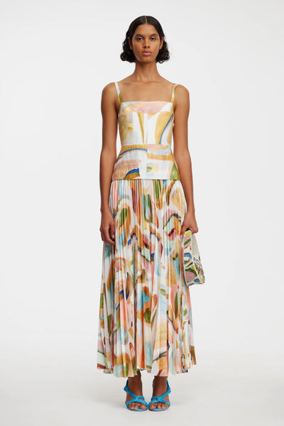 LEASGILL MIDI DRESS - Cubist Canyon