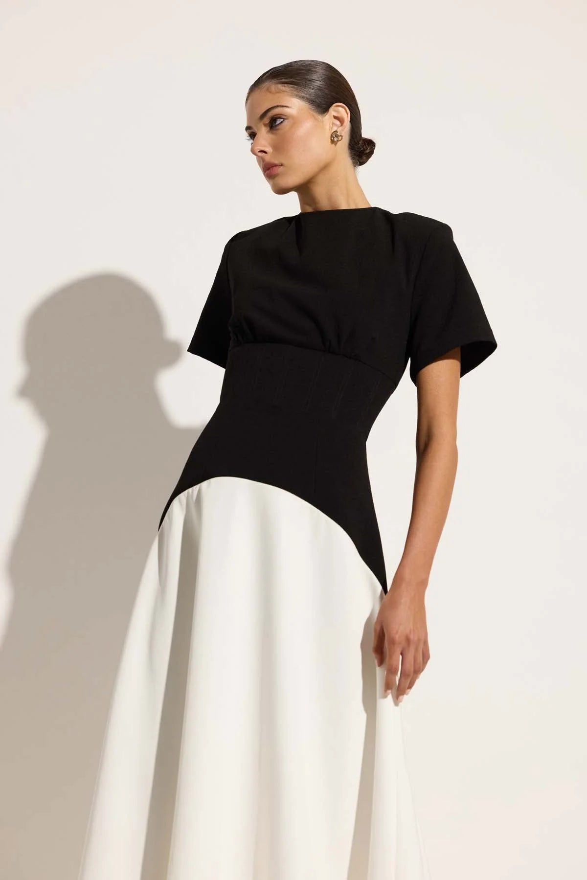 DOVER DRESS - Black/White