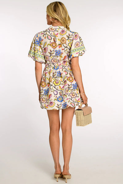 Edie Dress - Spring Flower Ivory