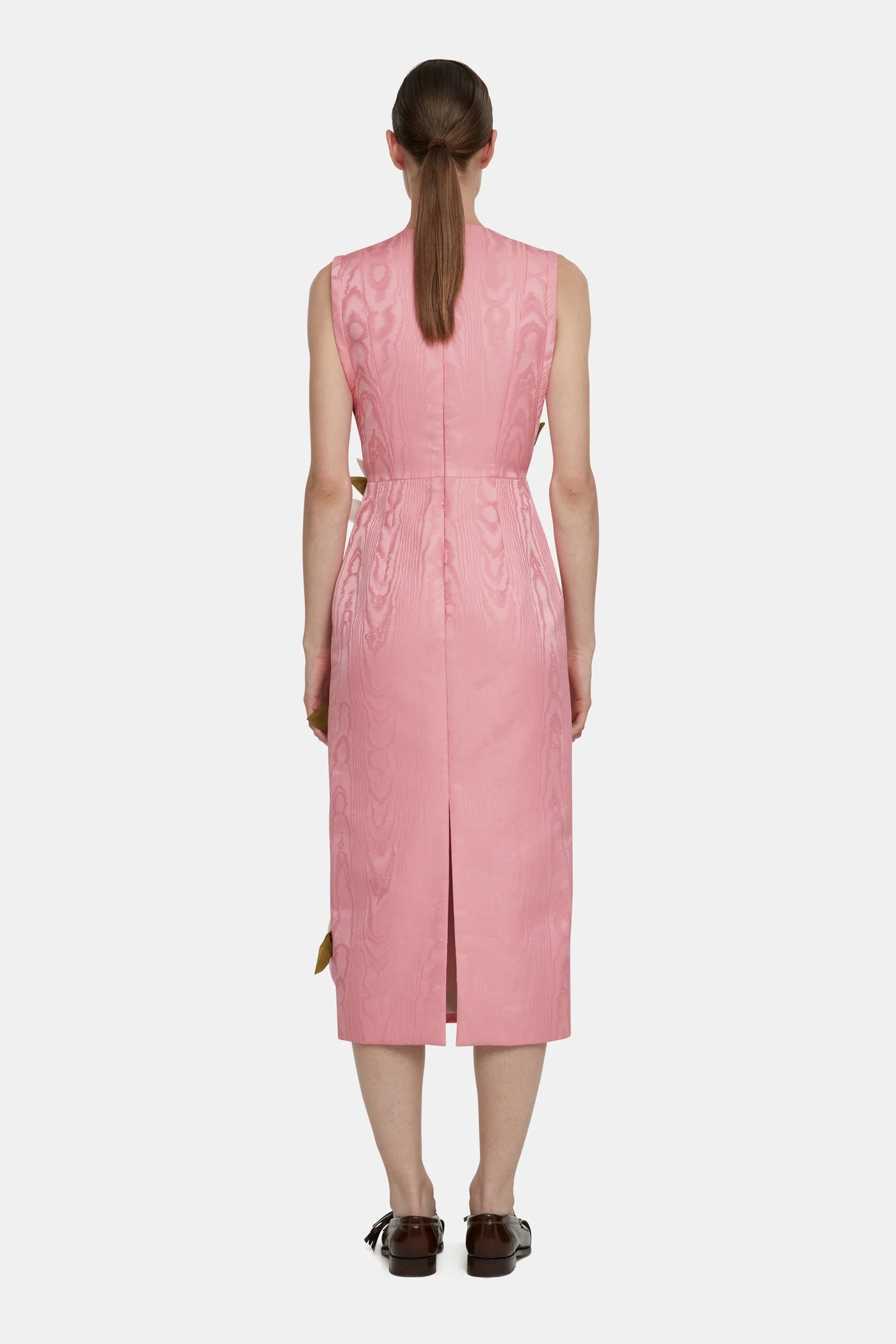 Cappia Dress - Pink Moire Mikado