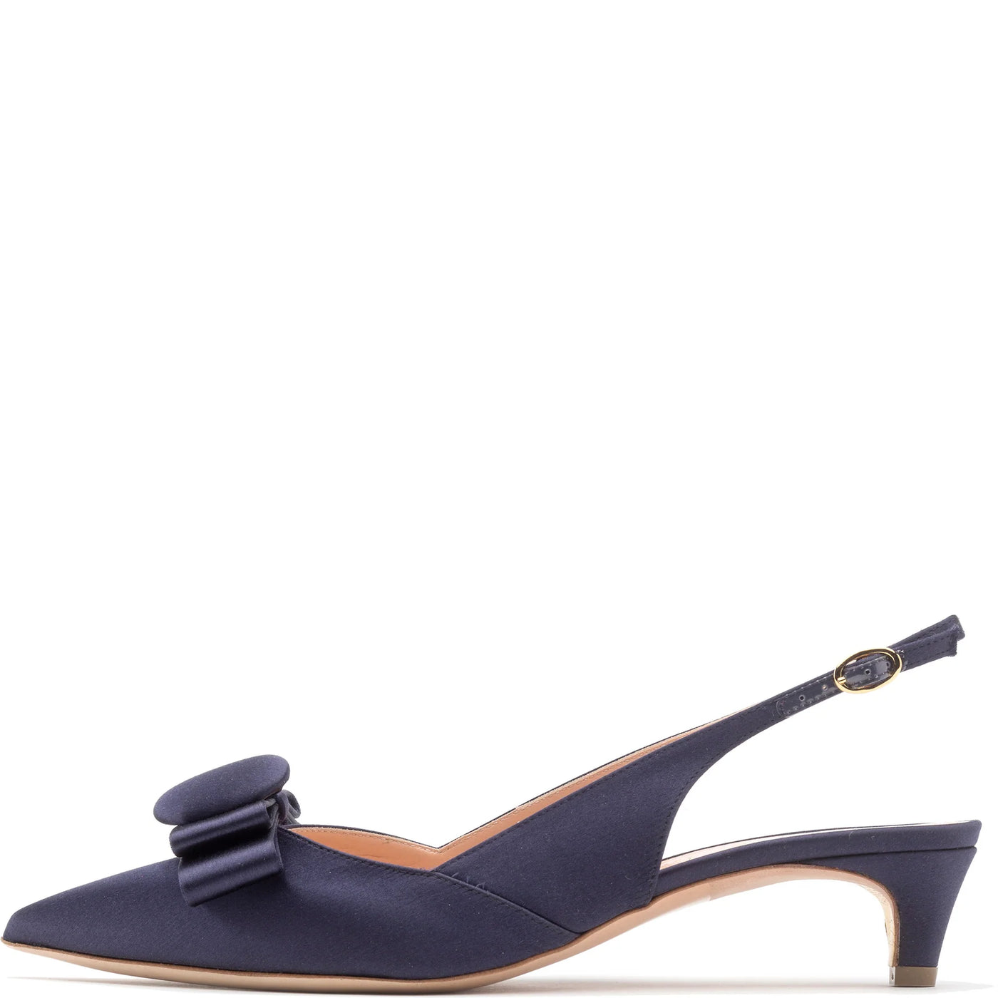 Misty Slingback 30mm - Midnight Satin