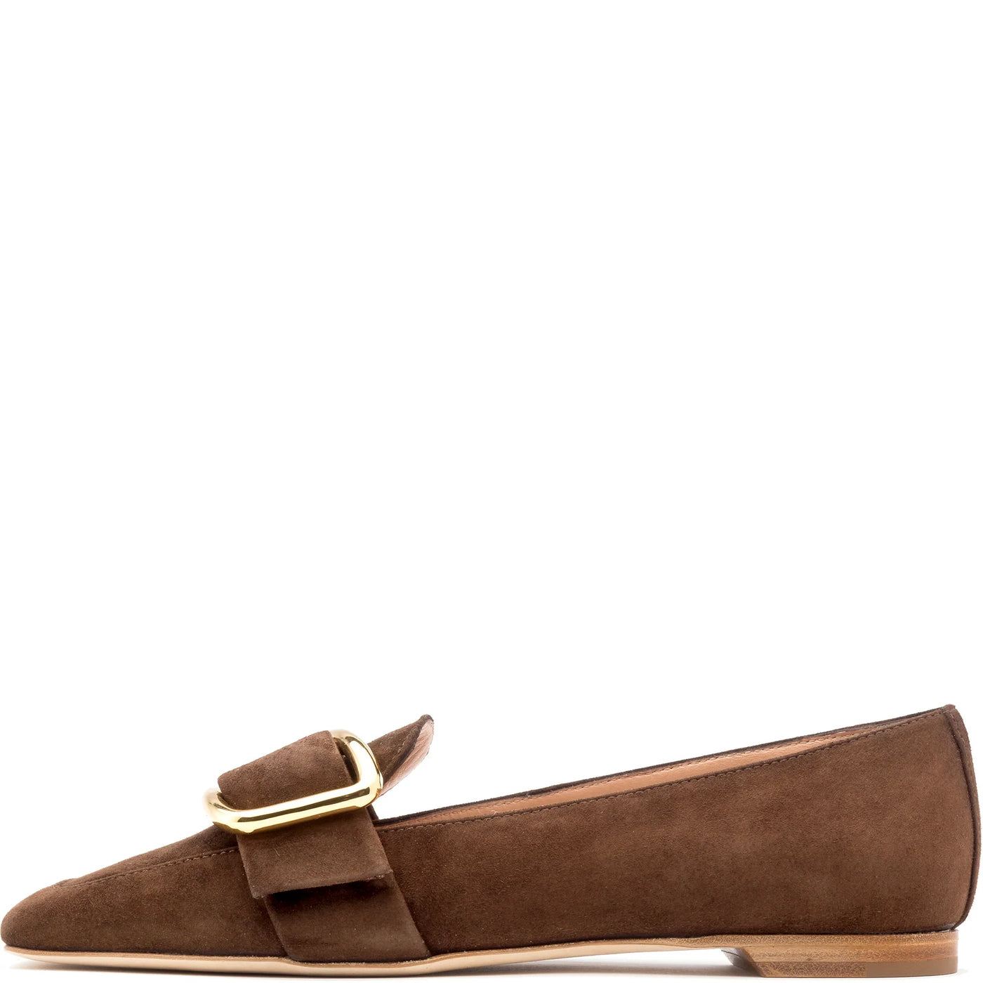 Chesla Flat - Chocolate Suede