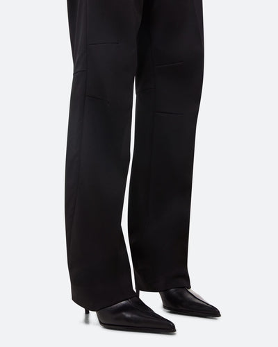 Curved Car Trousers - Black