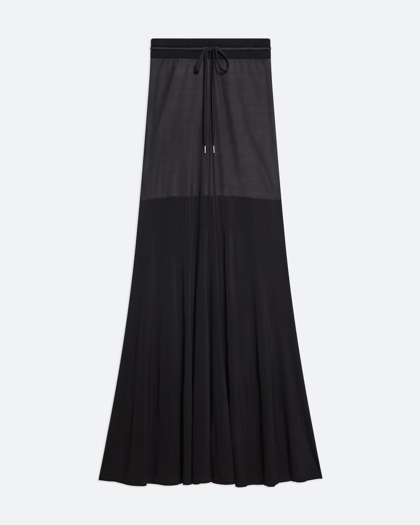 Hosiery Maxi Skirt - Black